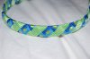 Bright Blue and Lime Green Woven Headband