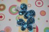 Pair of Blue Sequin Butterfly Clippies