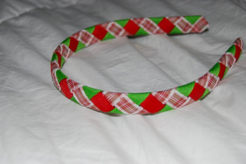 Merry Christmas Woven Headband - Click Image to Close