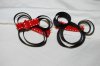 Pink or Red Minnie Mouse Clip