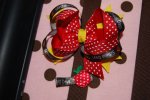 School Time Bow and Clip Set