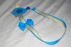 Adorable Little Blue Bird Bow Holder and Bow
