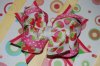 Pink Triple Layer Strawberry Bow
