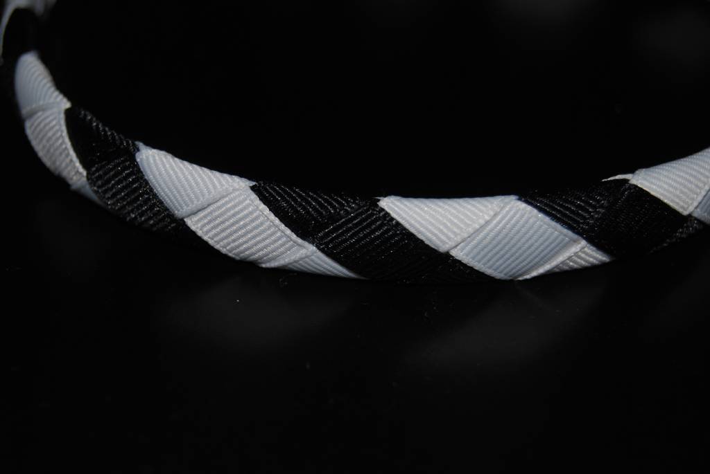 Super Cool Black and White Headband - Click Image to Close