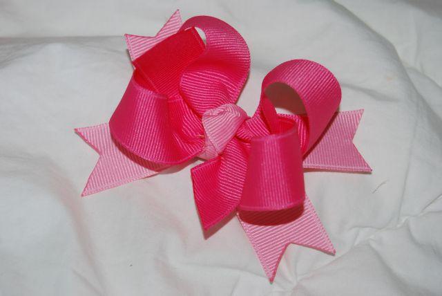 Custom Color Boutique Bow with Sprigs - Click Image to Close