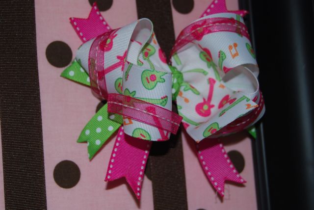 Rock and Roll Layered Bow - Click Image to Close